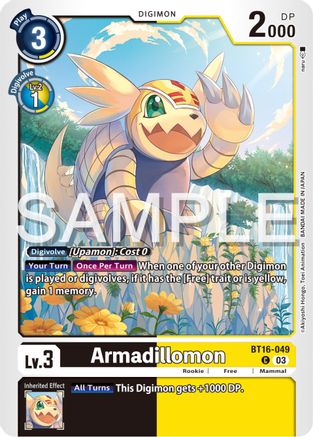 Armadillomon (BT16-049) [Beginning Observer] - Deck Out Gaming