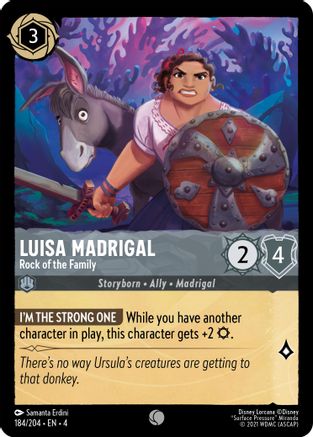 Luisa Madrigal - Rock of the Family (184/204) [Ursulas Return] - Deck Out Gaming