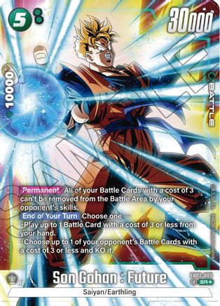 Son Gohan : Future (Alternate Art) (FB02-089) [Blazing Aura] Foil - Deck Out Gaming