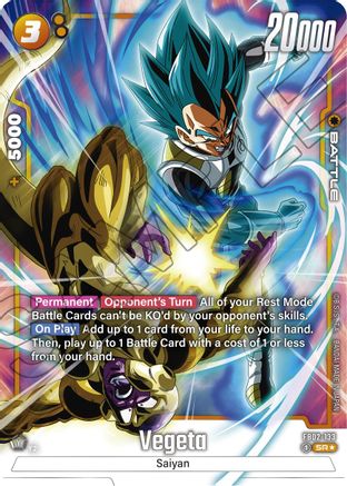 Vegeta (Alternate Art) (FB02-133) [Blazing Aura] Foil - Deck Out Gaming