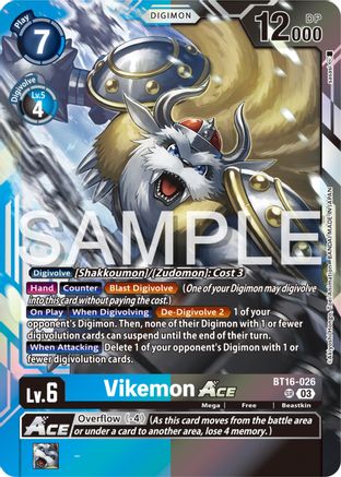 Vikemon ACE (BT16-026) [Beginning Observer] Foil - Deck Out Gaming