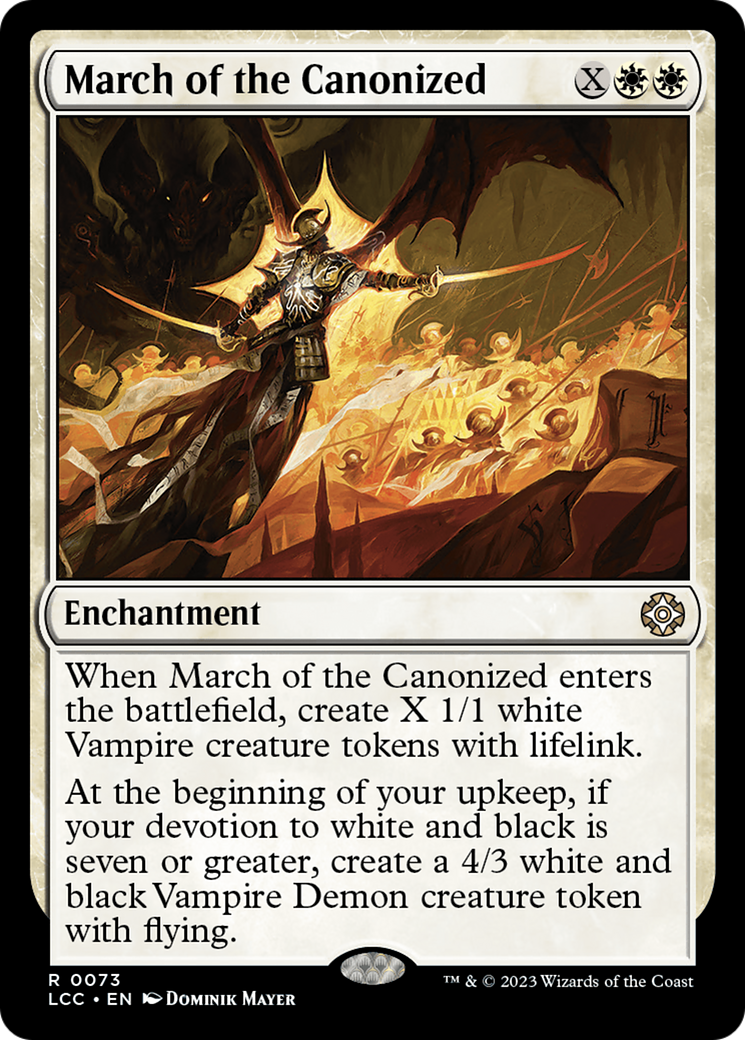 March of the Canonized (73) [The Lost Caverns of Ixalan Commander] - Deck Out Gaming