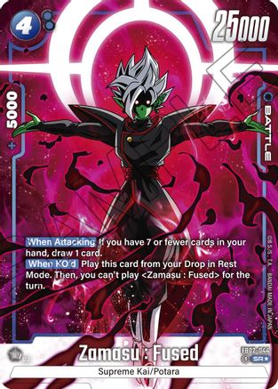 Zamasu : Fused - FB02-044 (Alternate Art) (FB02-044) [Blazing Aura] Foil - Deck Out Gaming