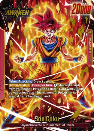 Son Goku - FB02-001 (Alternate Art) (FB02-001) [Blazing Aura] Foil - Deck Out Gaming