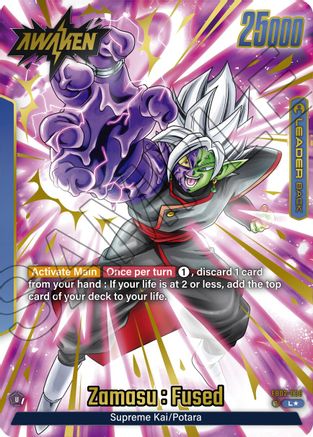 Zamasu : Fused - FB02-036 (Alternate Art) (FB02-036) [Blazing Aura] Foil - Deck Out Gaming