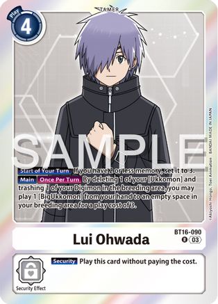 Lui Ohwada (BT16-090) [Beginning Observer] Foil