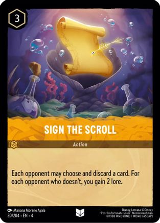 Sign the Scroll (30/204) [Ursulas Return] - Deck Out Gaming