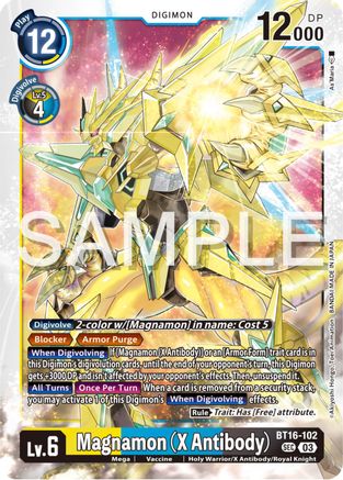 Magnamon (X Antibody) (BT16-102) [Beginning Observer] Foil - Deck Out Gaming