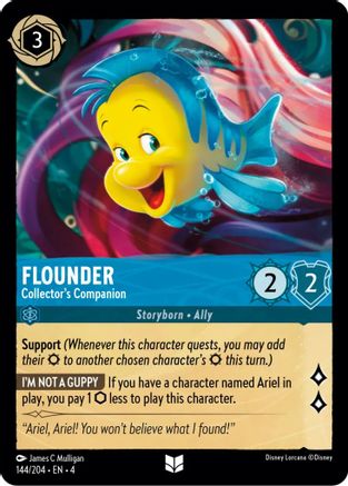 Flounder - Collector's Companion (144/204) [Ursulas Return] - Deck Out Gaming