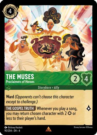 The Muses - Proclaimers of Heroes (90/204) [Ursulas Return] - Deck Out Gaming