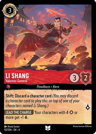 Li Shang - Valorous General (112/204) [Ursulas Return] - Deck Out Gaming