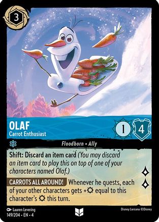 Olaf - Carrot Enthusiast (149/204) [Ursulas Return] - Deck Out Gaming