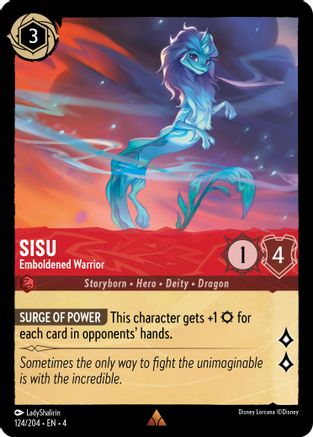 Sisu - Emboldened Warrior (124/204) [Ursulas Return] Cold Foil - Deck Out Gaming