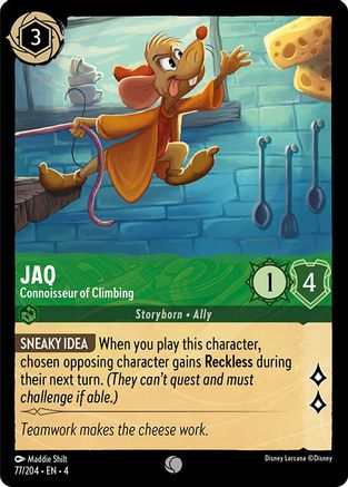 Jaq - Connoisseur of Climbing (77/204) [Ursulas Return] - Deck Out Gaming