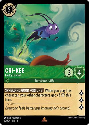 Cri-Kee - Lucky Cricket (69/204) [Ursulas Return] - Deck Out Gaming