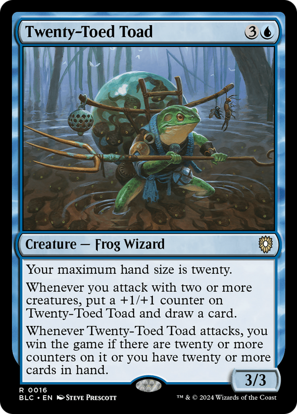 Twenty-Toed Toad (16) [Bloomburrow Commander] - Deck Out Gaming