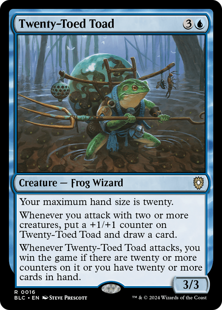 Twenty-Toed Toad (16) [Bloomburrow Commander] - Deck Out Gaming