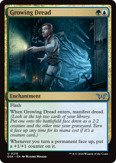 Growing Dread (216) [Duskmourn: House of Horror] foil - Deck Out Gaming