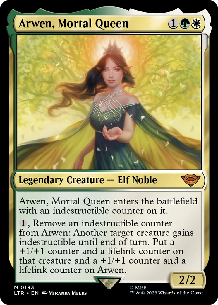 Arwen, Mortal Queen (193) [The Lord of the Rings: Tales of Middle-earth] foil - Deck Out Gaming