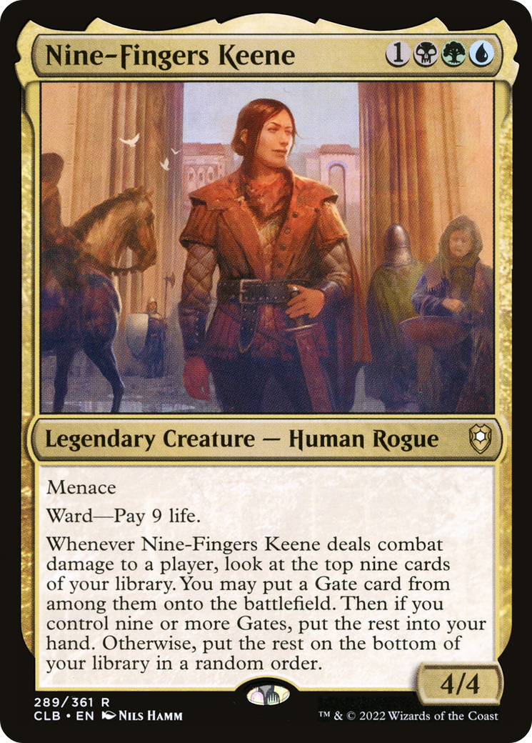 Nine-Fingers Keene (289) [Commander Legends: Battle for Baldur's Gate] foil - Deck Out Gaming