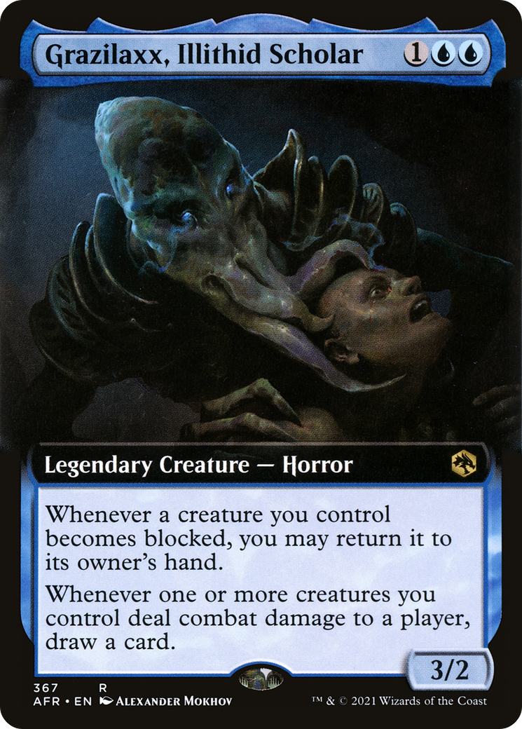 Grazilaxx, Illithid Scholar (367) [Adventures in the Forgotten Realms] foil - Deck Out Gaming