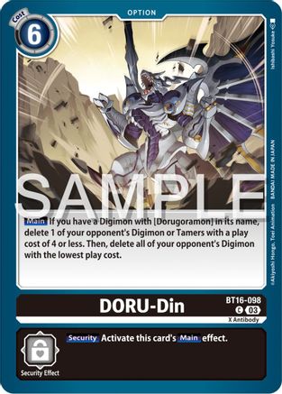 DORU-Din (BT16-098) [Beginning Observer] - Deck Out Gaming