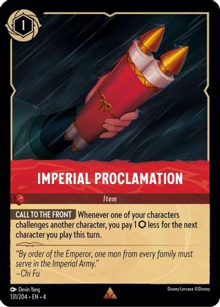 Imperial Proclamation (131/204) [Ursulas Return] - Deck Out Gaming