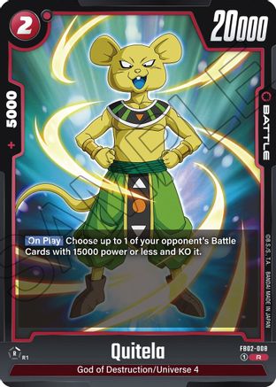 Quitela (FB02-008) [Blazing Aura] Foil - Deck Out Gaming