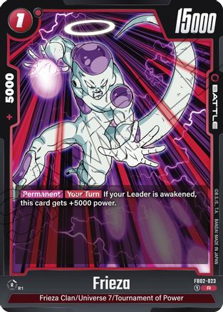 Frieza -  FB02-023 (FB02-023) [Blazing Aura] Foil - Deck Out Gaming