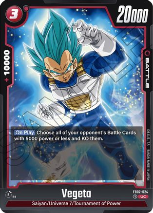 Vegeta - FB02-024 (FB02-024) [Blazing Aura] - Deck Out Gaming