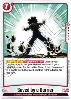 Saved by a Barrier (FB02-033) [Blazing Aura] Foil - Deck Out Gaming