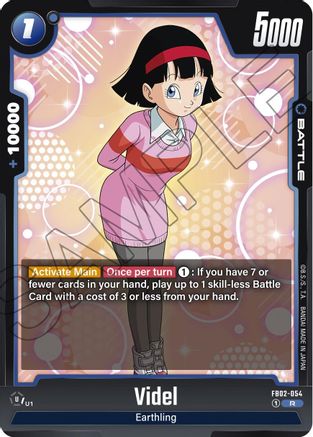 Videl - FB02-054 (FB02-054) [Blazing Aura] Foil - Deck Out Gaming