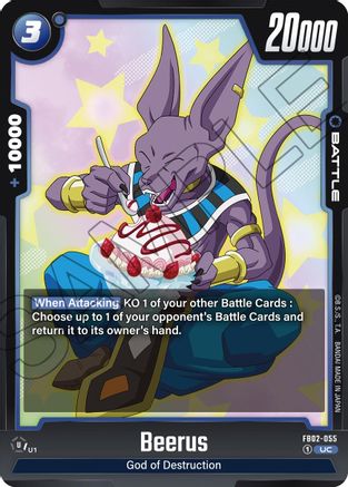 Beerus - FB02-055 (FB02-055) [Blazing Aura] - Deck Out Gaming