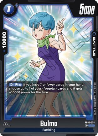 Bulma - FB02-056 (FB02-056) [Blazing Aura] - Deck Out Gaming