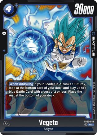 Vegeta - FB02-059 (FB02-059) [Blazing Aura] - Deck Out Gaming