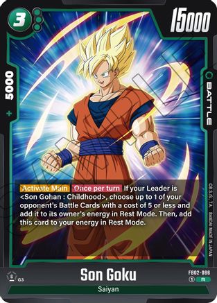 Son Goku - FB02-086 (FB02-086) [Blazing Aura] Foil - Deck Out Gaming