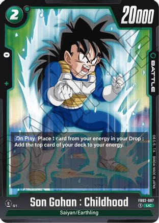 Son Gohan : Childhood - FB02-087 (FB02-087) [Blazing Aura] - Deck Out Gaming