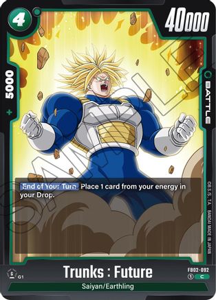 Trunks : Future - FB02-092 (FB02-092) [Blazing Aura] - Deck Out Gaming