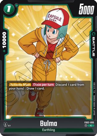 Bulma - FB02-095 (FB02-095) [Blazing Aura] - Deck Out Gaming