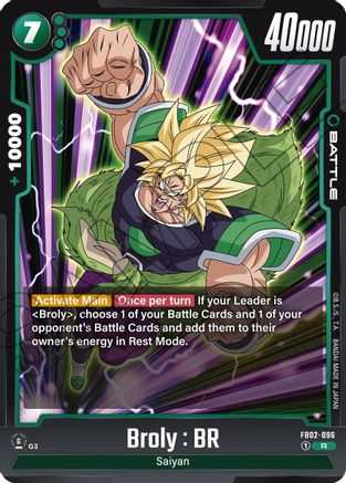 Broly : BR (FB02-096) [Blazing Aura] Foil - Deck Out Gaming