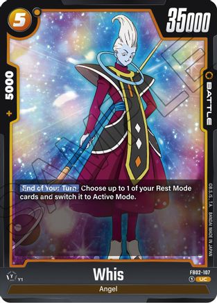 Whis - FB02-107 (FB02-107) [Blazing Aura] - Deck Out Gaming