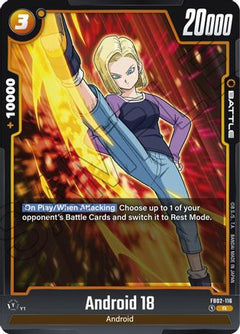 Android 18 - FB02-116 (FB02-116) [Blazing Aura] Foil - Deck Out Gaming
