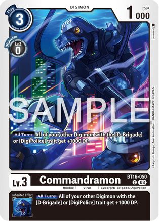 Commandramon (BT16-050) [Beginning Observer] - Deck Out Gaming