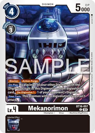 Mekanorimon (BT16-057) [Beginning Observer] - Deck Out Gaming