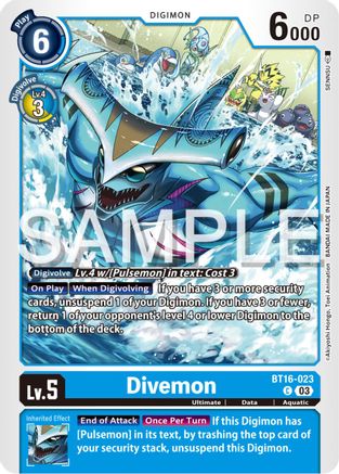 Divemon (BT16-023) [Beginning Observer] - Deck Out Gaming