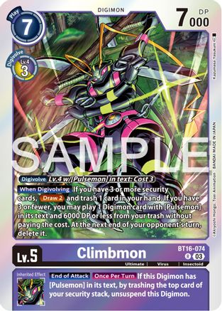 Climbmon (BT16-074) [Beginning Observer] Foil - Deck Out Gaming