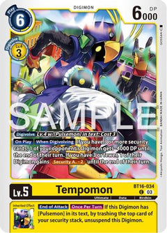 Tempomon (BT16-034) [Beginning Observer] - Deck Out Gaming