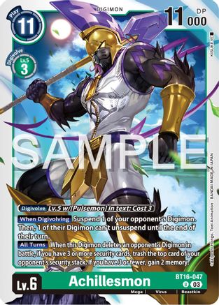 Achillesmon (BT16-047) [Beginning Observer] - Deck Out Gaming