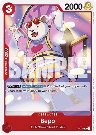 Bepo (Tournament Pack Vol. 7) (P-019) [One Piece Promotion Cards]