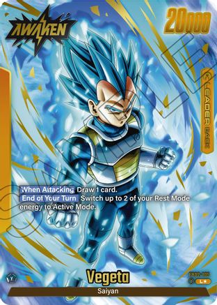 Vegeta - FB02-105 (Alternate Art) (FB02-105) [Blazing Aura] Foil - Deck Out Gaming